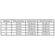 Postroj RD polstrovaný M - 46-63 cm - Žltá