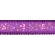 Postroj RD 25 mm x 71-113 cm - Butterfly Purple