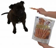 Magnum Chicken roll on Rawhide stick 500g