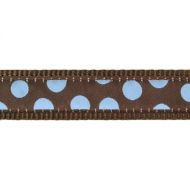 Obojok pro kočky - Blue Spots on Brown