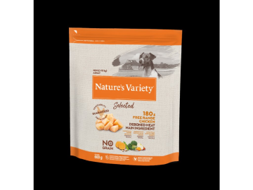 Nature´s variety select. mini ad. dog s kurecim 600g