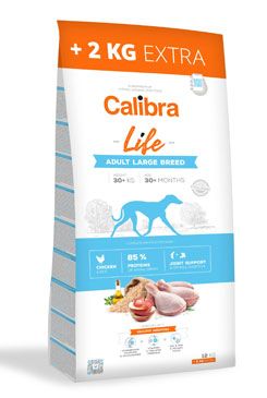 Calibra Dog Life Adult Large Breed Chicken 12+2kg