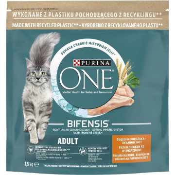 Purina ONE Adult kuřecí & celozrnné obilniny 1,5 kg