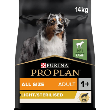 Purina Pro Plan All Sizes Adult Light/Sterilised Lamb 14 kg