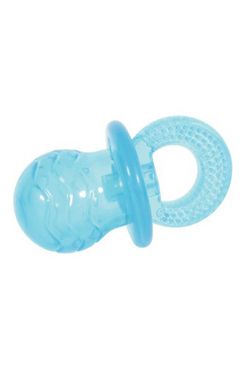 Hračka pes cumlík TPR POP Pacifier 10cm tyrkys Zolux