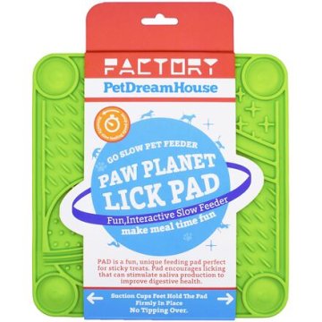 PetDreamHouse lízací podložka Paw Planet Lick Pad – zelená