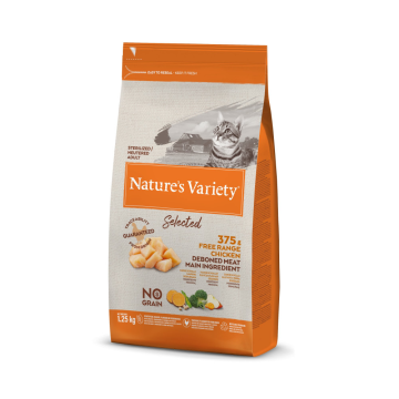 Nature´s variety select. cat steril. s kurecim 1,25kg