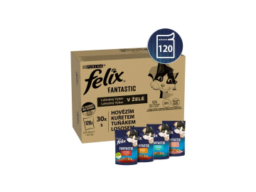 Felix Fantastic Multipack masový výběr v želé 120x85g