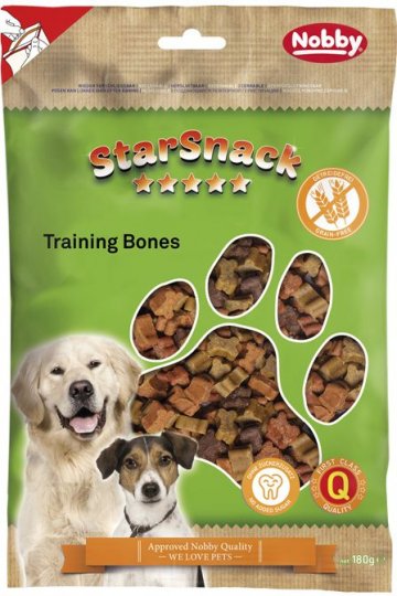 Nobby StarSnack Training Bones GRAIN FREE maškrty 180g