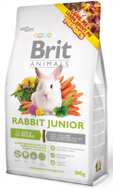 Brit Animals RABBIT JUNIOR complete 300g