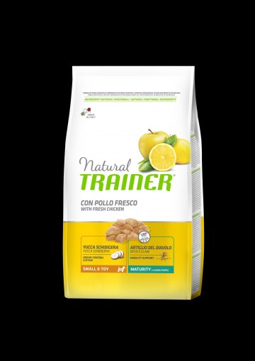 TRAINER Natural Small & Toy Maturity čerstvé kurča 800g