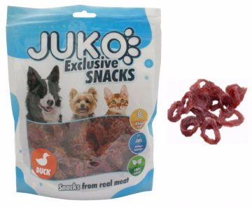 JUKO Snacks Duck Soft ring 250 g