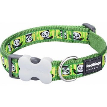 Obojek RD 20 mm x 30-47 cm - Panda Green