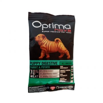 Vzorek OPTIMAnova Dog Puppy Digestive Rabbit & Potato GF 100 g