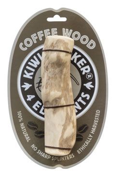 Hračka pes 4Elements Coffee Wood dřevo XL Kiwi