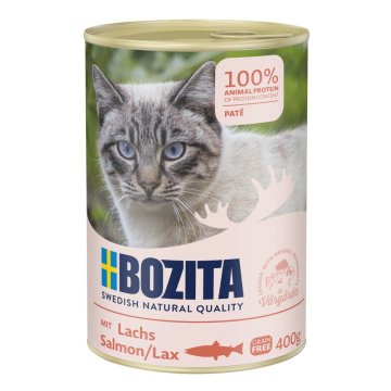 Bozita Cat paté s lososem 400 g