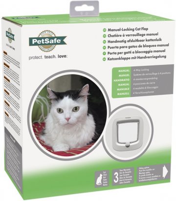 PetSafe Manual Cat Flap dvierka pre mačky do 8 kg biela