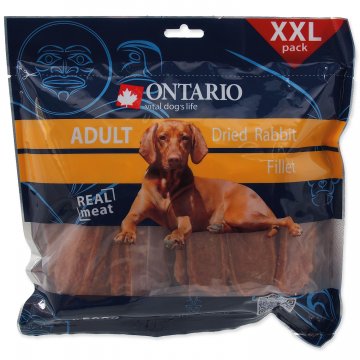 Snack ONTARIO Dog Dry Rabbit Fillet 500g