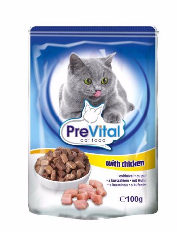 PreVital kočka kuře, kapsa 100 g