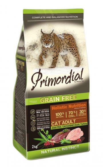 Primordial Cat Adult Duck & Turkey 2 kg