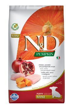 N&D Pumpkin DOG Puppy Mini Chicken & Pomegranate 2,5kg