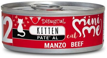 Disugual Cat Mini Me 12 Kitten konzerva hovädzie 85g