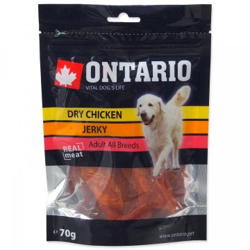 Snack ONTARIO Dog Dry Chicken Jerky 70g