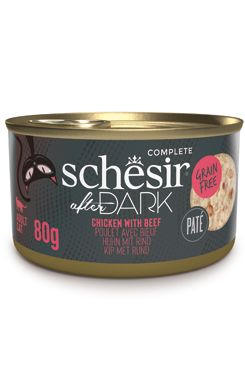 Schesir Cat konz. After Dark Paté kuře/hovězí 80g