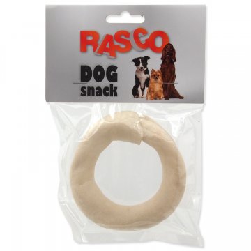 Kruh RASCO Dog buvolí bílý 8,9 cm 1ks