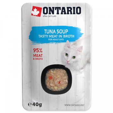 ONTARIO Cat Soup Tuna with vegetables 40g