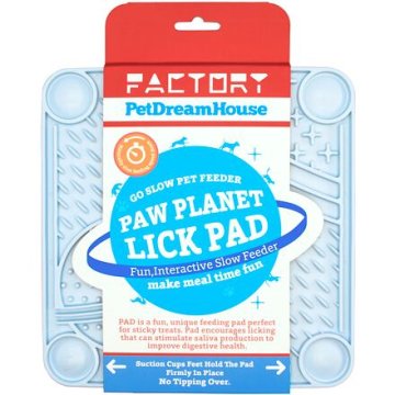 PetDreamHouse lízací podložka Paw Planet Lick Pad – světle modrá