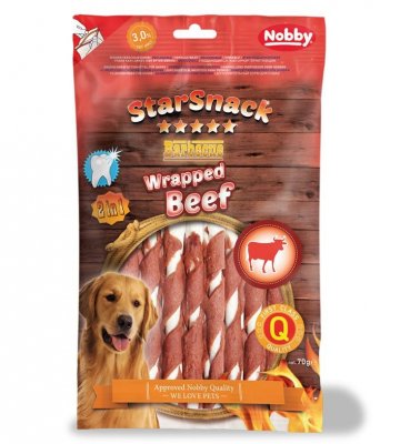 Nobby StarSnack BBQ Wrapped Beef maškrty 70g