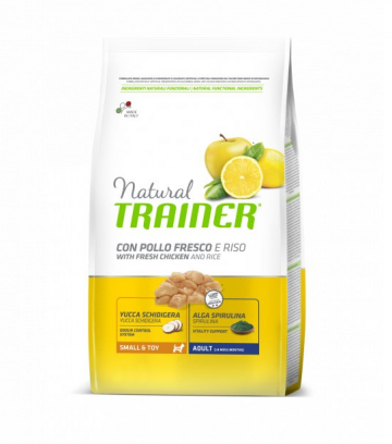 TRAINER Natural Small & Toy Adult kura a ryža 800g