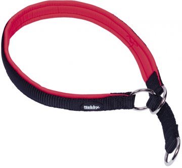 Nobby CLASSIC prEN polosťahovací obojok polstrovaný červená L 50-60cm