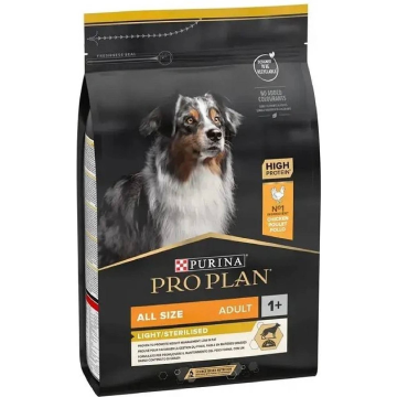 Purina Pro Plan All Sizes Adult Light Sterilised kura 3 kg