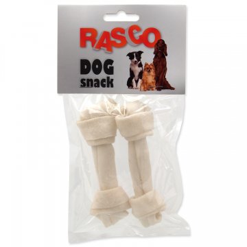 Uzle RASCO Dog buvolí bílé 11 cm 2ks