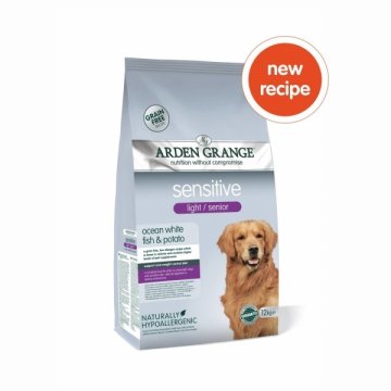 Arden Grange Light / Senior Sensitive with White Fish & Potato 12 kg