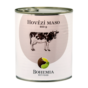 BOHEMIA Hovädzie mäso vo vlastnej šťave 800 g