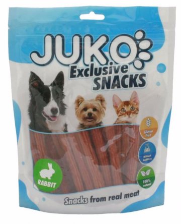 JUKO Snacks Rabbit spiral stick 12 cm (250 g)