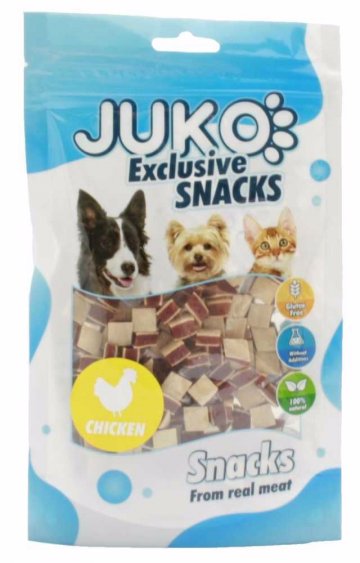 JUKO Snacks Chicken Meat, Liver, Fish granul 70 g