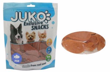 JUKO Snacks Salmon in fish shape 250 g