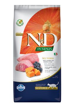 N & D Pumpkin CAT Neutered Lamb & Blueberry 5kg