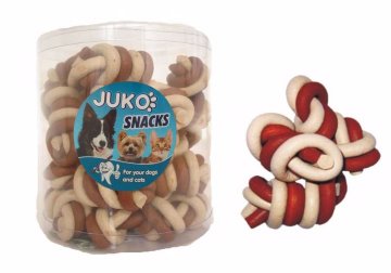 Jerky uzel vanilka & kuřecí JUKO Snacks (25 ks)